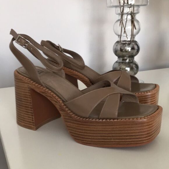 Free People x Jeffrey Campbell Naomi Platform Heels size 10 - Picture 1 of 15